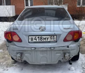 Автомобиль Toyota Corolla, VIN: JTNBV56E50J046858, тип ТС: легковой, категория ТС: B, год изготовления: 2008, модель, № двигателя: 1ZR 0320478, шасси (рама) №: отсутствует, кузов №: JTNBV56E50J046858, цвет кузова: светло-голубой, мощность двигателя: 124 л.с. (91 кВт), рабочий объем двигателя: 1598…