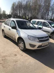 Легковой автомобиль LADA 219010 Granta 2015 г.в, белый VIN XTA219010F0365143 пробег 144000 км, скол на зад. правой фаре, менян задний бампер.