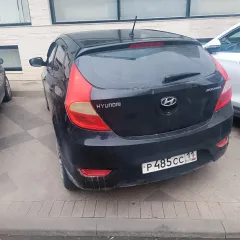 Автомобиль Hyundai Solaris, 2013 года выпуска, VIN: Z94CT51DBDR085348, цвет черный.