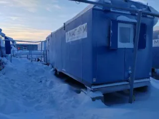 Здание мобильное Италмас Душевая ЯНАО Тазовский район территория Тазовского НГКМ