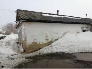Жилой дом Тип имущества: Жилой дом (в аварийном состоянии) Площадь дома: 51,7 кв.м Этажность: 1 этаж Год ввода в эксплуатацию: 1950 Материал наружных стен: Лёгкие из местных материалов  Кадастровый номер: 22:40:060356:16 Адрес: 658846, Россия, Алтайский край, г. Славгород, с. Знаменка, ул…