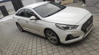Hyundai Sonata 2018 года, 150 лс, 195845 км, АКПП. Транспортное средство: Hyundai Sonata, Идентификационный номер (VIN номер): XWEE341CBK0002457, Год выпуска: 2018 гос.номер Т661КС07. Состояние авто удовлетворительное, требует диагностики двигателя, АККП и ходовой части. Не большие сколы на…