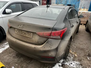 Hyundai Solaris, 2018 Транспортное средство: Автомобиль Легковой седан, VIN Z94K341CBKR099629, Марка, модель: ХЕНДЭ СОЛЯРИС Hyundai Solaris, Категория: В, Год выпуска: 2018, Кузов: Z94K341CBKR099629, Цвет: черный, Паспорт ТС: серия 78 ОХ № 613870, Регистрационный знак: У203СМ750, СТС 50 60 № 586745.