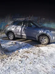 Автомобиль Hyundai Creta, регистрационный номер А146СЕ69, 2017 года выпуска, VIN Z94G2813DHR052614. Цвет серый.