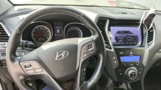 Автомобиль Hyundai SANTA FE, 2015 г.в, VIN-KMHST81CDFU495533, гос. № О885EУ31