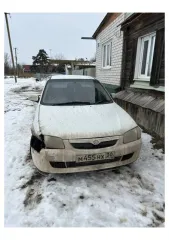 Mazda Familia, 1999 года, 110 лс, 358778 км. Легковой автомобиль, марка: МАЗДА ФАМИЛИЯ, год изготовления: 1999, цвет: белый, VIN: отсутствует, ПТС: 78РН610576, г/н: М455НХ30, тип двигателя: бензиновый, мощность двигателя, л. с. (кВт): 110, рабочий объем двигателя, куб. см: 1498, кузов №…