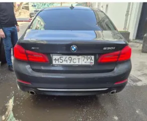 BMW 530i xDrive, 2019, транспортное средство (ранее бывшее в эксплуатации), пробег: 150199, вид транспорта: автомобиль, год выпуска: 2019, VIN номер: X4XJR79490WE76825, марка: BMW, модель: 530i xDrive