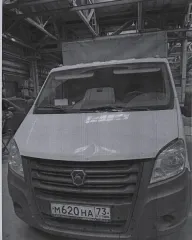 ГАЗ GАZЕLLЕ, 2020 г.в., г/н М620НА73, VIN: X96A21R35L2816285, год выпуска: 2020, марка грузовика: ГАЗ, модель грузовика: GАZЕLLЕ, VIN номер: X96A21R35L2816285.