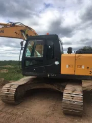 Экскаватор Hyundai R210LC-7 2008 года, цвет серый, желтый, госномер 6821 CB 78, номер двигателя B59-26431500.