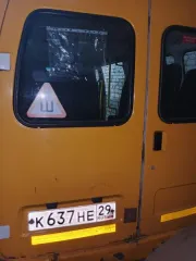 Автобус ГАЗ 322132 2011 года, желтый. Категория D, длина более 5 метров. VIN: X96322132B0709477. Двигатель: модель 421600, номер B0906584, объем 2890 см³. Кузов № 322132B0486057. ПТС 29 РВ 535799, оригинал. Государственный номер К 637 НЕ 29.