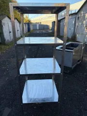 Стеллаж кухонный, 600х300х1850мм, 4 полки. Является бывшим в употреблении имуществом, могут иметься скрытые недостатки.