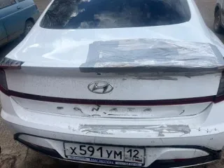 Легковой автомобиль седан Hyundai Sonata, 2020 г.в., г/н Х591УМ12, VIN XWEL3416BM0002682, цвет белый, разбиты крышка багажника и задний бампер, расположенный по адресу: РМЭ, г. Йошкар-Ола, ул. Эшкинина, д. 6а. Автомобиль с бременем залога в пользу ООО «Русфинанс Банк». Государственный…