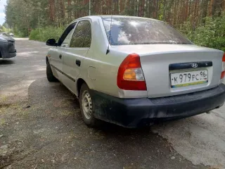 Автомобиль: Hyundai Accent, год выпуска: 2008, VIN: Х7МСF41GР8М165768, цвет кузова: серебристый