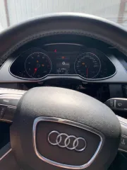 Audi A4 2014 года, 170 л.с., 221000 км, АКПП, белый цвет, VIN WAUZZZ8K5FA004603, двигатель CJE 084974, мощность 170 л.с. (125 кВт), рабочий объём 1798 куб. см, разрешённая максимальная масса 2020 кг, масса без нагрузки 1519 кг.