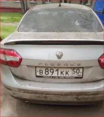 Renault Fluence 2013 года, VIN: X7LLZBR0B49562211, госномер: В891КК50.