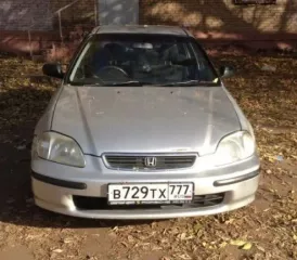 Автомобиль Honda Civic Ferio, 1997  года выпуска, цвет кузова серый,  мощность двигателя 105 л. с., 25  ТС 113151, рег номер В729ТХ777  Автомобиль разукомплектован, Отсутствуют: все двери, капот, крышка багажника, все бамперы, все фары, двигатель, КПП, сиденья, руль, подвеска, электропроводка…