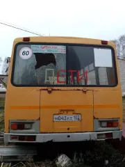 Па́з 32053-70 2012 года выпуска, автобус, паспорт технического средства 52 HP 094159, государственный регистрационный номер Н043УТ102RUS, тип двигателя бензиновый, рабочий объем 4670 см³, мощность 124 л.с., идентификационный номер (VIN) X1M3205CXC0005449, номер кузова X1M3205CXC0005449, шасси не…