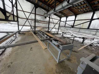 Многопильный станок MJE720-5D-45.