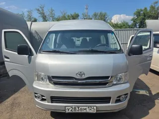 Toyota Hiace, 2010, автобус, категория D, VIN JTFSX23PX06091792, год изготовления 2010, двигатель 2TR 8290623, бензиновый, объем 2694 куб. см, мощность 151 л. с. (111 кВт), кузов серебристый, механическая коробка передач, разрешенная максимальная масса 3050 кг, организация-изготовитель Toyota Motor…