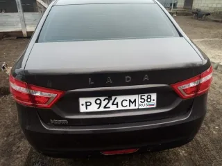 LADA Vesta 2019 Легковой автомобиль марки, модели: LADA GFL 110 Vesta, год выпуска: 2019 г., идентификационный номер (VIN): XTAGFL110KY295821. Ознакомиться можно по месту его нахождения: Пензенская область, Сосновоборский район, с. Сюзюмское, ул. Молодежная, д. 10, предварительно согласовав время…