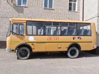 Автобус для перевозки детей ПАЗ-3206-110-70, 2008 года выпуска, VIN X1M3206CX80007732, номер двигателя 523400 81018120, кузов X1M3206CX80007732, категория D, цвет желтый, мощность 130 л.с., объем двигателя 4670 куб.см., бензиновый, экологический класс 3, ПТС 52 МР 287492.