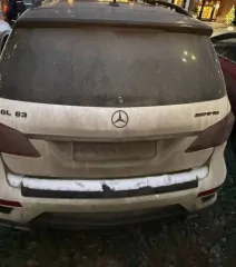 Mercedes-Benz GL-Класс AMG 2013 года, 558 лс, пробег 138650 км, АКПП. Автомобиль Mercedes-Benz GL63 AMG, госномер В444ВК50, VIN WDC1668741А256328, цвет белый.