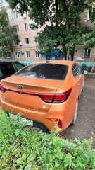 Седан Kia Rio 2020 года, оранжевый, VIN Z94C241BBLR179349, госномер А804ВС156, мощность двигателя 122 л.с.