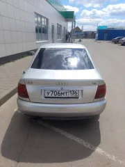 Audi A4, 1997 года, 125 лс, 309427 км. Легковой автомобиль, марка: AUDI, модель: A4, год изготовления: 1997, цвет: Серебристый, VIN: WAUZZZ8DZVA105554, ПТС: 36НХ555750, г/н: У706МТ136, модель двигателя: ADR, тип двигателя: Бензиновый, двигатель №: 237507, мощность двигателя, л. с. (кВт): 125.