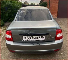 Lada Priora 2012, 87 л.с., легковой автомобиль, марка/модель – Lada (ВАЗ) Priora, год выпуска – 2012, VIN – XTA217020C0394541, гос.номер Р397МВ716.