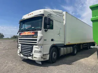 DAF FT XF 105 460, 2018 года выпуска, грузовой тягач седельный, VIN XLRTE47MS0G195088, государственный регистрационный знак Е 999 ЕР 134, цвет белый