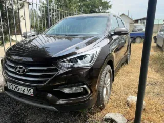 Hyundai Santa Fe 2017, 171 лс, полный привод, АКПП. Автомобиль легковой, марка: HYUNDAI, модель: SANTA FE, VIN: XWEST81CDH0001258, гос. рег. номер: С720НК45, год изготовления: 2017.