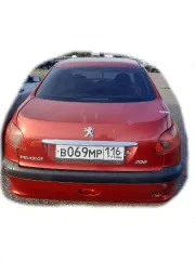 Пежо 206 2007 года, VIN VF32BKFWA72775151, госномер В069МР116. Объем двигателя 1360 куб. см, мощность 75 л.с., передний привод. Ключи и документы отсутствуют. Работоспособность не проверялась. Экологический класс четвертый.