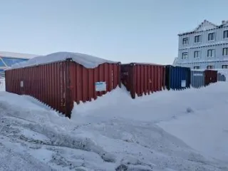 Контейнер PRGU 444790 ЯНАО Тазовский район территория Тазовского НГКМ