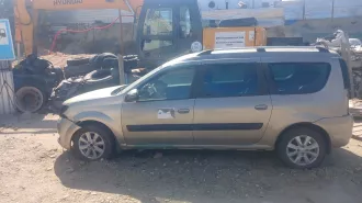 Легковой автомобиль Lada Largus XTAKS045LN1437659, 2021 г., госномер К945РО28, серый, мощность двигателя 106,1 л.с., объем 1596 см³. Находится в нерабочем состоянии после ДТП. Видимые повреждения: отсутствуют радиатор, блок управления, аккумулятор, фары, ЭБУ, кузовные и внутренние повреждения…