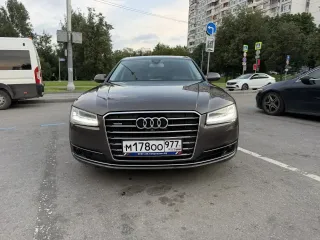 Audi A8 L 2014. Автомобиль марки Audi модель A8 L 2014 г.в. VIN-номер WAUZZZ4H2EN012935. Ознакомление с перечнем и характеристиками имущества проводится каждую среду с 10 (мск.) до 12 (мск.) по адресу: г.Москва, ул.Молодогвардейская, д.25к1, по предварительному согласованию по телефону: 89996240962.