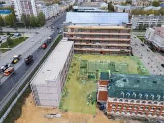 Продается объект недвижимого имущества площадью 356,2 кв. метра по адресу: Республика Марий Эл, г. Йошкар-Ола, ул. Гоголя, д. 5, кадастровый номер 12:05:0506010:120. Сооружения общей протяженностью 46 метров, кадастровые номера: 12:05:0000000:9111, 12:05:0506010:110. Одновременно с земельным…