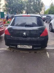 Peugeot 308 2010 года выпуска, VIN Z8T4C5F89AMO14957, цвет черный.
