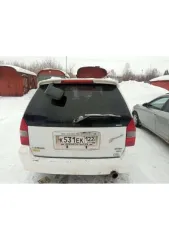 Mitsubishi Chariot Grandis 1990 года выпуска, 145 л.с., пробег 234000 км, АКПП. Цвет белый, регистрационный знак К531ЕК122, VIN отсутствует, номер кузова NB4W0007986. Авто не на ходу. По кузову: капот мятый, лобовое стекло разбито, на крыше вмятина от капота, капот оторван у крыши, передние крылья…