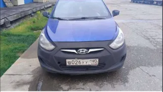 Hyundai Solaris, 2012 года, 107 лс, 159000 км. Автомобиль Hyundai Solaris, 2012 года выпуска, гос. № В026УУ190, № VIN: Z94CT41CACR152776.