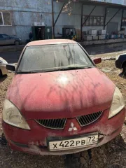 Mitsubishi Lancer, 2006, 98 лс, АКПП, идентификационный номер (VIN): JMBSRCS3A7U011156, гос.номер Х422РВ72. Автомобиль не на ходу, отсутствует аккумулятор, возможно потребуется капитальный ремонт или замена ДВС. Находится в залоге у АО "ТБанк". Пробег неизвестен.