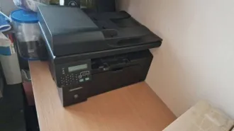 Принтер МФУ HP LaserJet M1212nf MFP, б/у.