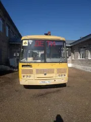 Paz 32053-70 2016 года выпуска. Автобус ПАЗ-32053-70, год и месяц выпуска «2016». Паспорт технического средства 5200 497790. Характеристика: государственный регистрационный номер: С950УТ102; тип двигателя: Бензиновый; рабочий объем: -4670 см³; мощность: 124 л.с.; идентификационный номер (VIN)…