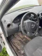 Лада Ларгус 2019 автомобиль, VIN XTAFS035LL1241099, цвет белый, отсутствуют передние привода, АКБ, ЭБУ