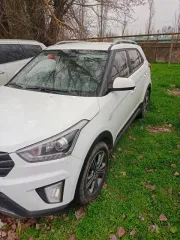 Hyundai Creta, 2017 года, 120,6 лс, 240252 км, полный привод, АКПП. Автомобиль Hyundai Creta, тип легковые, категория В, цвет кузова белый, VIN Z94G2811DJR069975, 2017 года выпуска, мощность двигателя: 120,6 л.с., 88,7 кВт, показания одометра – 240252 км, дефекты по кузову. Проведён осмотр…