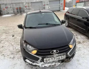 Lada Granta 219040, 2023 года, 90 лс, 134833 км. Автомобиль: LADA GRANTA 219040, идентификационный номер (VIN): XTA219040R0954489, год выпуска: 2023 г., пробег 134 833 км., цвет Черный, двигатель 1596 куб.см., коробка передач механическая, руль левый, состояние удовлетворительное.