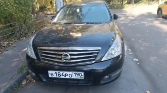 Nissan Teana 2012, VIN Z8NBBUJ32CS029743, гос. номер В184РО190, год выпуска 2012, пробег 188 731 км, КПП автомат, привод передний (машина битая, двигатель перебран, дважды перекрашен).
