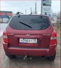 Hyundai Tucson, 2004 года, 141 лс, 263718 км, автомобиль легковой, марка: ХЕНДЭ, модель: ТУКСОН, VIN: KM8JM12B85U103076, гос. рег. номер: Н046ЕТ10, год изготовления: 2004
