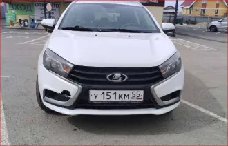 Lada Vesta, 2019, 106 л.с., 299070 км, автомобиль легковой, марка: LADA GFK110, модель: LADA VESTA, VIN: XTAGFK110KY319618, гос. рег. номер: У151КМ55, год изготовления: 2019 (транспортное средство имеет повреждения)
