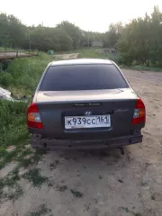 Hyundai Accent, 2003 год, кузов X7MCF41GP3D003263, двигатель G4EC1057425. Не на ходу.