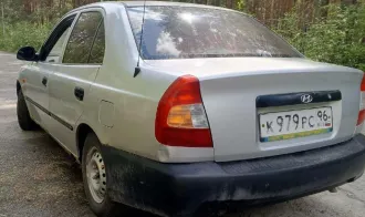 Автомобиль: Hyundai Accent, год выпуска: 2008, VIN: Х7МСF41GР8М165768, цвет кузова: серебристый